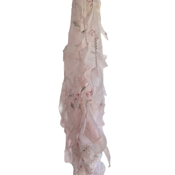 Versona Shabby Chic Pink Floral Blouse - Picture 3 of 3